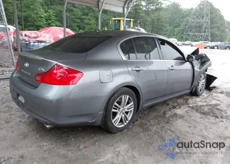 2011 Infiniti G25X from USA, damaged, VIN JN1DV6AR9BM653931